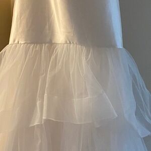 Off white wedding gown